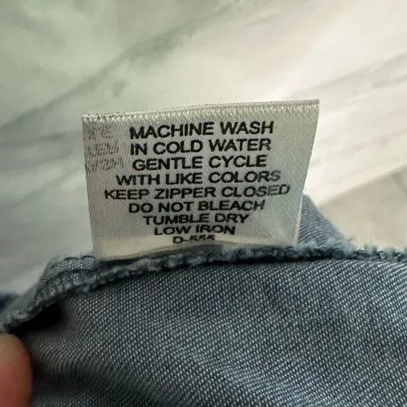 MPH Collection Blue Jean Mini Dress, Large - Picture 7 of 7